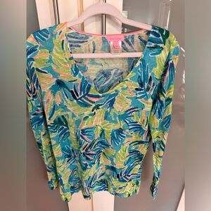 Lilly Pulitzer
" Liesel Sweater  Multi
Serenity Now Reduced"